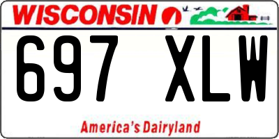 WI license plate 697XLW