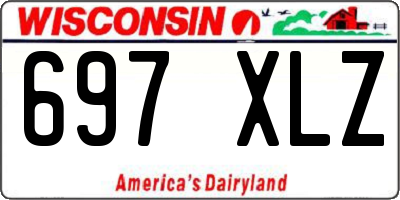 WI license plate 697XLZ