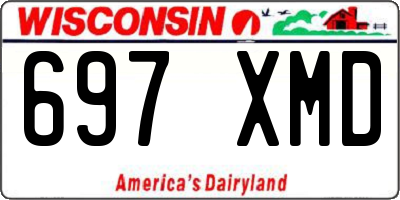 WI license plate 697XMD