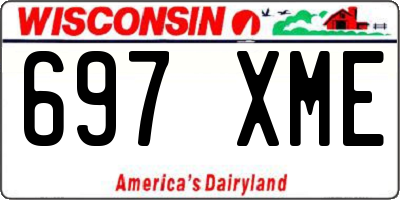 WI license plate 697XME
