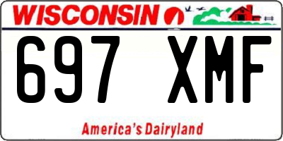 WI license plate 697XMF