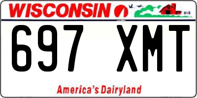 WI license plate 697XMT