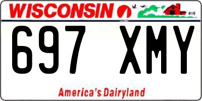 WI license plate 697XMY