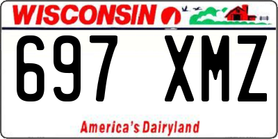 WI license plate 697XMZ