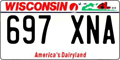 WI license plate 697XNA