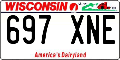 WI license plate 697XNE