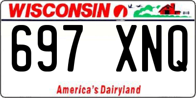 WI license plate 697XNQ