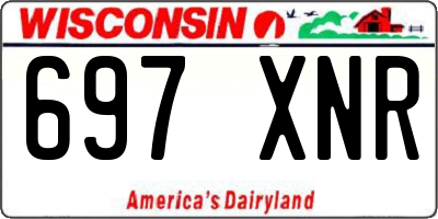 WI license plate 697XNR