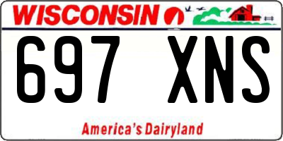 WI license plate 697XNS