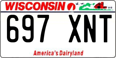 WI license plate 697XNT