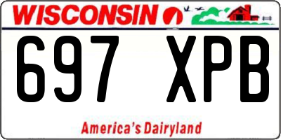 WI license plate 697XPB
