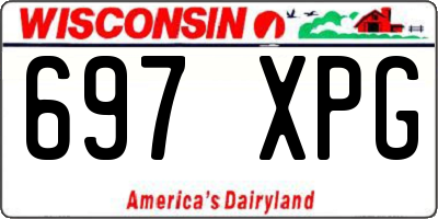 WI license plate 697XPG