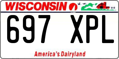 WI license plate 697XPL