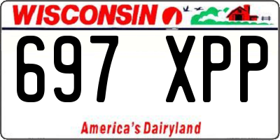 WI license plate 697XPP