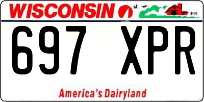 WI license plate 697XPR