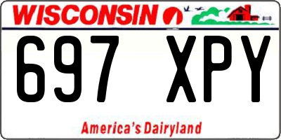 WI license plate 697XPY