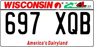 WI license plate 697XQB