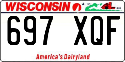 WI license plate 697XQF