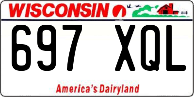 WI license plate 697XQL