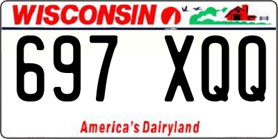 WI license plate 697XQQ