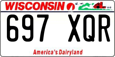WI license plate 697XQR