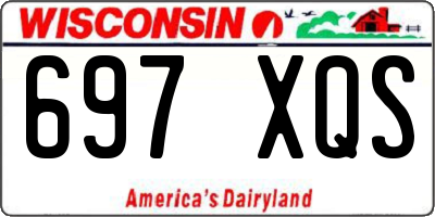 WI license plate 697XQS