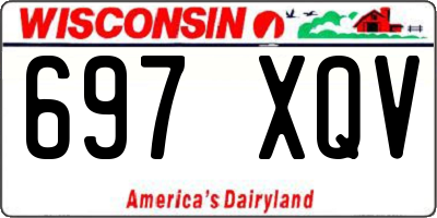 WI license plate 697XQV