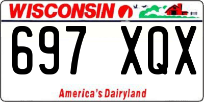 WI license plate 697XQX