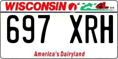 WI license plate 697XRH