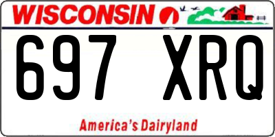 WI license plate 697XRQ