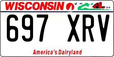 WI license plate 697XRV