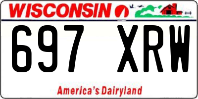 WI license plate 697XRW