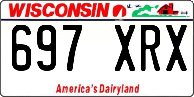 WI license plate 697XRX