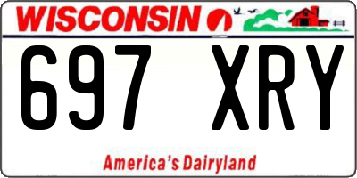 WI license plate 697XRY