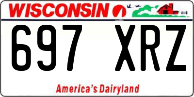 WI license plate 697XRZ