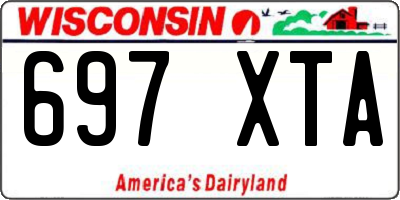 WI license plate 697XTA