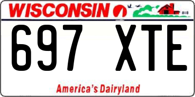 WI license plate 697XTE