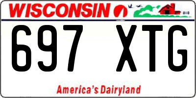 WI license plate 697XTG
