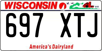 WI license plate 697XTJ