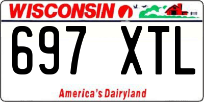 WI license plate 697XTL