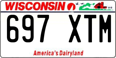 WI license plate 697XTM