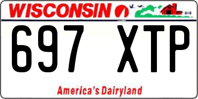 WI license plate 697XTP