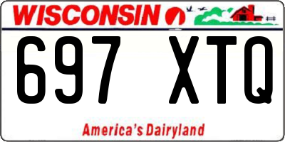 WI license plate 697XTQ