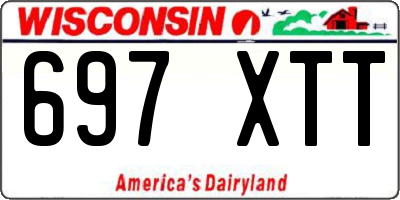 WI license plate 697XTT