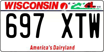 WI license plate 697XTW