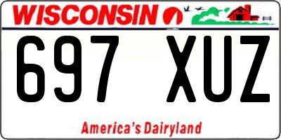 WI license plate 697XUZ