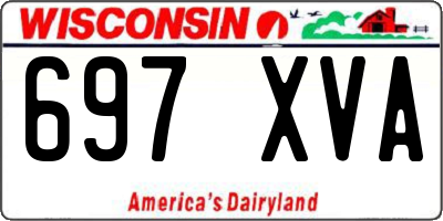 WI license plate 697XVA