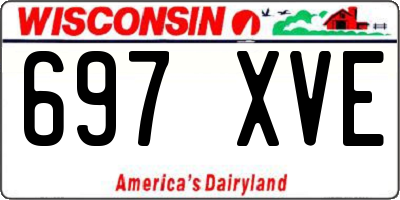 WI license plate 697XVE