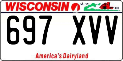 WI license plate 697XVV