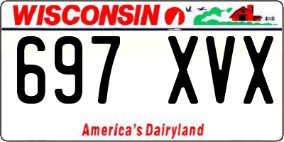 WI license plate 697XVX
